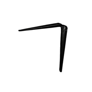 Mensula P/estante 300x350mm Negro