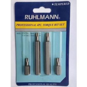 JGO TORX T30- T40 CORTA y LARGA 4 PIEZAS