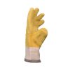 guante de cuero descarne amarillo