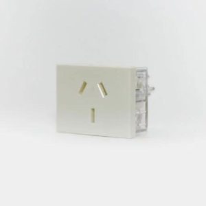 MODULO TOMA SIMPLE CON NEUTRO CON IRAM  6904