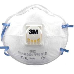 3M Respirador 8822 P2 Polvo/Humedad/Niebla  Con V lvula