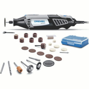 Dremel 4000 Minitorno Con 26 Accesorios + Bolsa de Almacenamiento