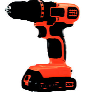 Alternative view of Taladro Atornillador Batería Litio 20v Black+decker