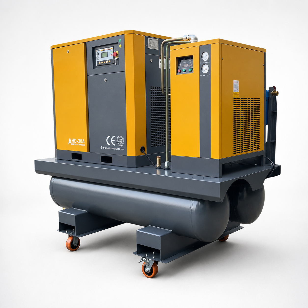 COMPRESOR A TORNILLO 30HP 380V ALL IN ONE VELOCIDAD FIJA Y TRANSMISIÓN POR CORREAS - Imagen 3