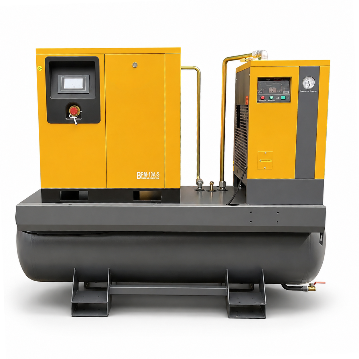 COMPRESOR A TORNILLO 10HP 380V ALL IN ONE VELOCIDAD VARIABLE Y TRANSMISIÓN DIRECTA - Imagen 7
