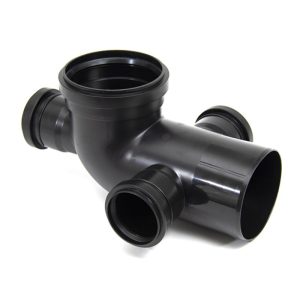 DURATOP CODO CON 3 ACOMETIDAS ORTOGONALES 110-63mm