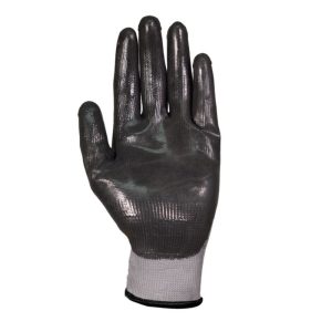 GUANTE TEJIDO SIN COSTURA GRIS NITRILO T10 DE PASCALE