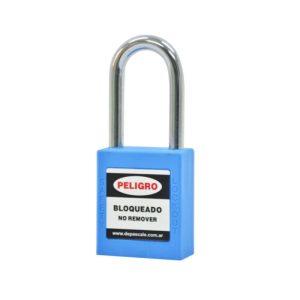 CANDADO DE PASCALE PARA BLOQUEO INOXIDABLE AZUL