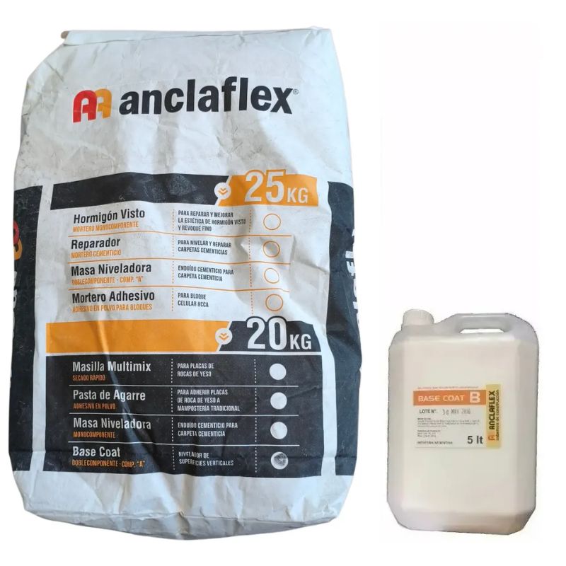 BASE COAT ANCLAFLEX BICOMPONENTE 20KG+5L