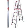 ESCALERA PROFESIONAL DE ALUMINIO PLEGABLE ULTRACOMPACTA 6 ESCALONES– DOBLE ACCESO 2,1MT GLOSS