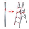 ESCALERA PROFESIONAL DE ALUMINIO PLEGABLE ULTRACOMPACTA 4 ESCALONES