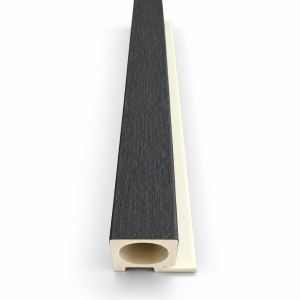 WALL PANEL INTERIOR ACCESORIO TERMINACION NEGRO WOOD 2900X24X28MM (240g/m)