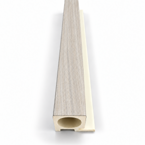 WALL PANEL INTERIOR ACCESORIO TERMINACION GRIS TECH CLARO 2900X24X28MM (240g/m)