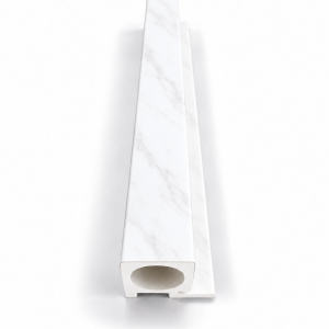 WALL PANEL INTERIOR ACCESORIO TERMINACION MARMOL BLANCO 2900X24X28MM (240g/m)