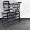 EXHIBIDOR TEJIDOS 12 ROLLOS DE 1.50 DE ANCHO NEGRO SAT