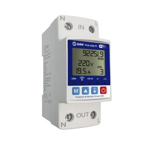 Protector y medidor monofásico SMART WiFi con display de 63A