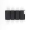 WALL PANEL WPC PARED EXTERIOR DEEP BLACK 2900 X 219 X 26MM