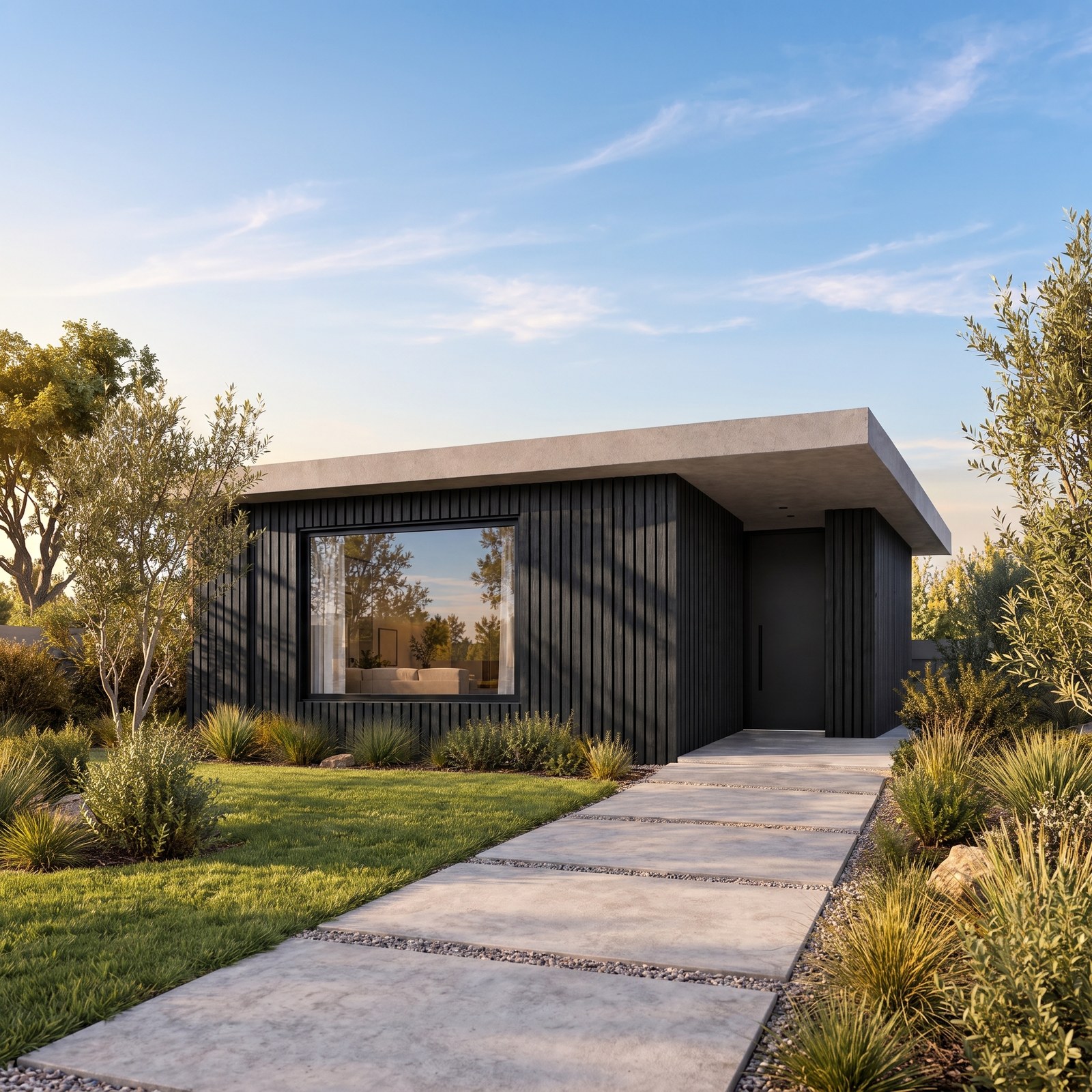 WALL PANEL WPC PARED EXTERIOR DEEP BLACK 2900 X 219 X 26MM