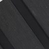 WALL PANEL WPC PARED EXTERIOR DEEP BLACK 2900 X 219 X 26MM
