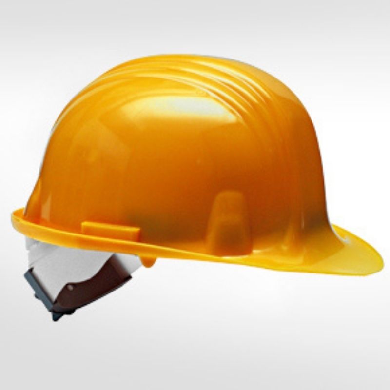 3010105 CASCO DE SEGURIDAD  EN POLIETILENO CON PRENSANUCA NARANJA