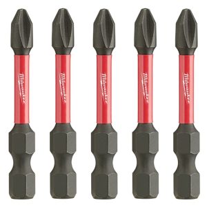 PUNTA MILWAUKEE PH2 50MM X 5 PIEZAS