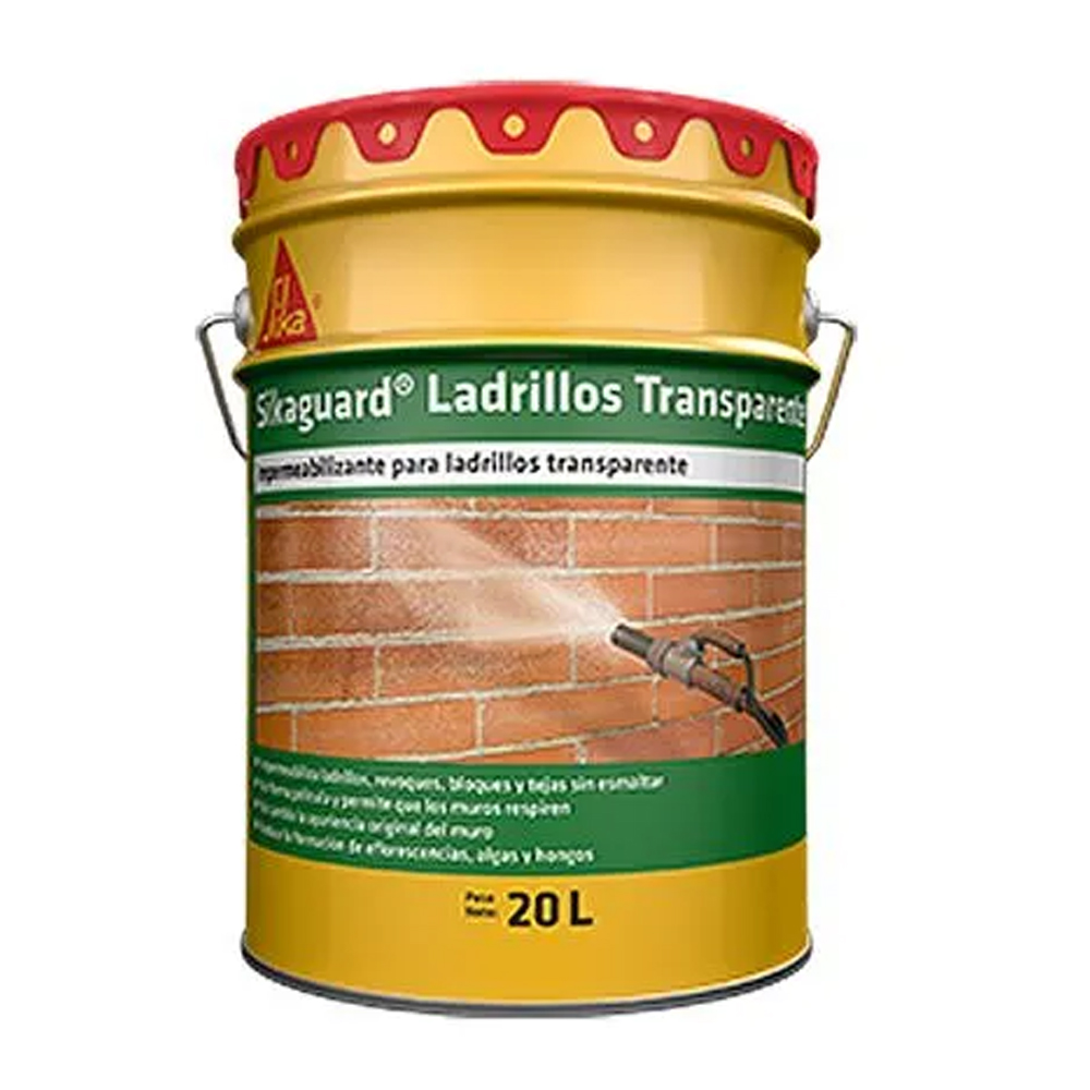 SIKAGUARD LADRILLOS TRANSPARENTE X 20L