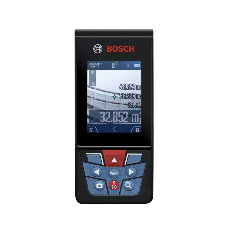 Medidor Láser Bosch GLM 120 C alcance 120m con Bluetooth – Abrafer SRL –  Ferreteria Industrial