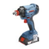 Llave de Impacto Batería de ¼ y ½" Bosch GDX 180-LI 2 Baterías y Maletín