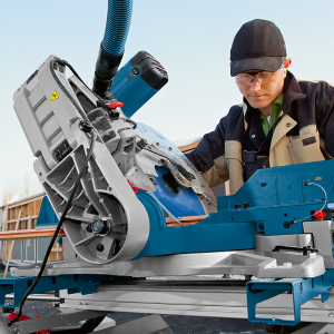 Alternative view of Sierra ingleteadora Bosch GCM 12 GDL 1800W 220V