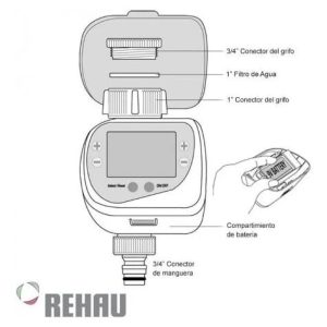 Alternative view of Programador De Riego Analógico Rehau