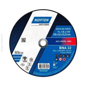 DISCO OXIDO ALUMINIO CS BNA32 300X2.8X25 NORTON