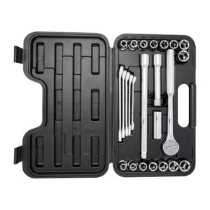 Alternative view of JUEGO BOCALLAVES ENCASTRE 1/2" de 25 PIEZAS STANLEY