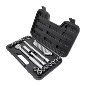 JUEGO BOCALLAVES ENCASTRE 1/2" de 25 PIEZAS STANLEY