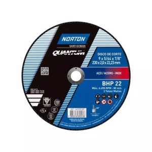 DISCO OXIDO ALUMINIO QUANTUM 114X1.6X22 NORTON