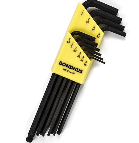 Set Llave Allen 1/16-1/4 Blx10