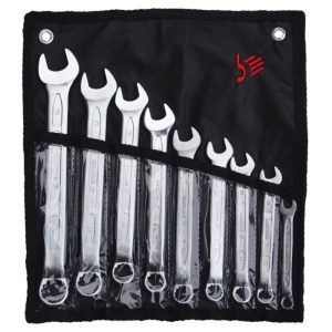 SET LLAVE COMBINADAS BIASSONI PULGADAS 9 PIEZAS