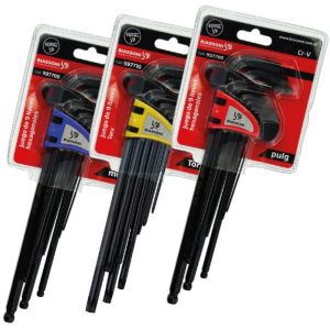 SET LLAVE ALLEN BIASSONI 9 PIEZAS MILIMETRICAS