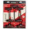 SET LLAVE "T" HEXAGONAL BIASSONI 7 PIEZAS