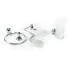 Set de accesorios metálicos 5 piezas línea Salvinia - Imagen 2