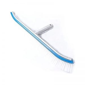 Cepillo de pared Delux curvo con respaldo de aluminio