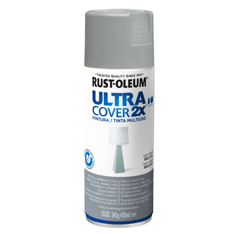 AEROSOL UC2X X 340 GRIS INVI BRILLANTE