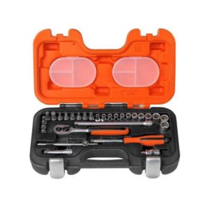 Set de bocallave y acc. encastre 1/4  c/plast S290-a