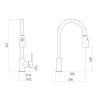 GLOA GRIFERÍA MONOCOMANDO SAMBRE PARA COCINA - Imagen 10