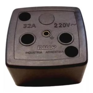 BASE INDUSTRIAL 2 X 32 AMPER  CON NEUTRO