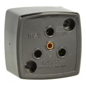 BASE INDUSTRIAL 3 X 16 AMPER  CON NEUTRO