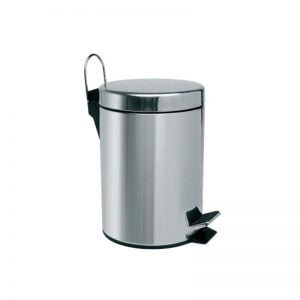 Tacho Basura Acero Inoxidable Piazza Baño Cocina Cesto 5 Lit
