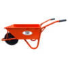 Carretilla Duroll 80 Lts Chapa 16 Profesional Rueda Maciza