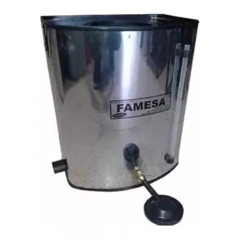 CALEFON DE ACERO CON RESISTENCIA ALUMINIO