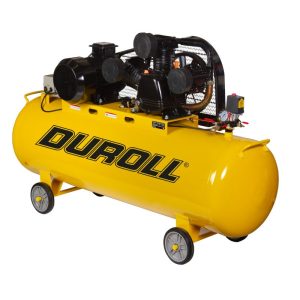 Compresor Aire 10HP Trifásico Bicilíndrico 500L Duroll