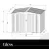 invernadero 2x2x2m malla pe 140g/m2 (copia)